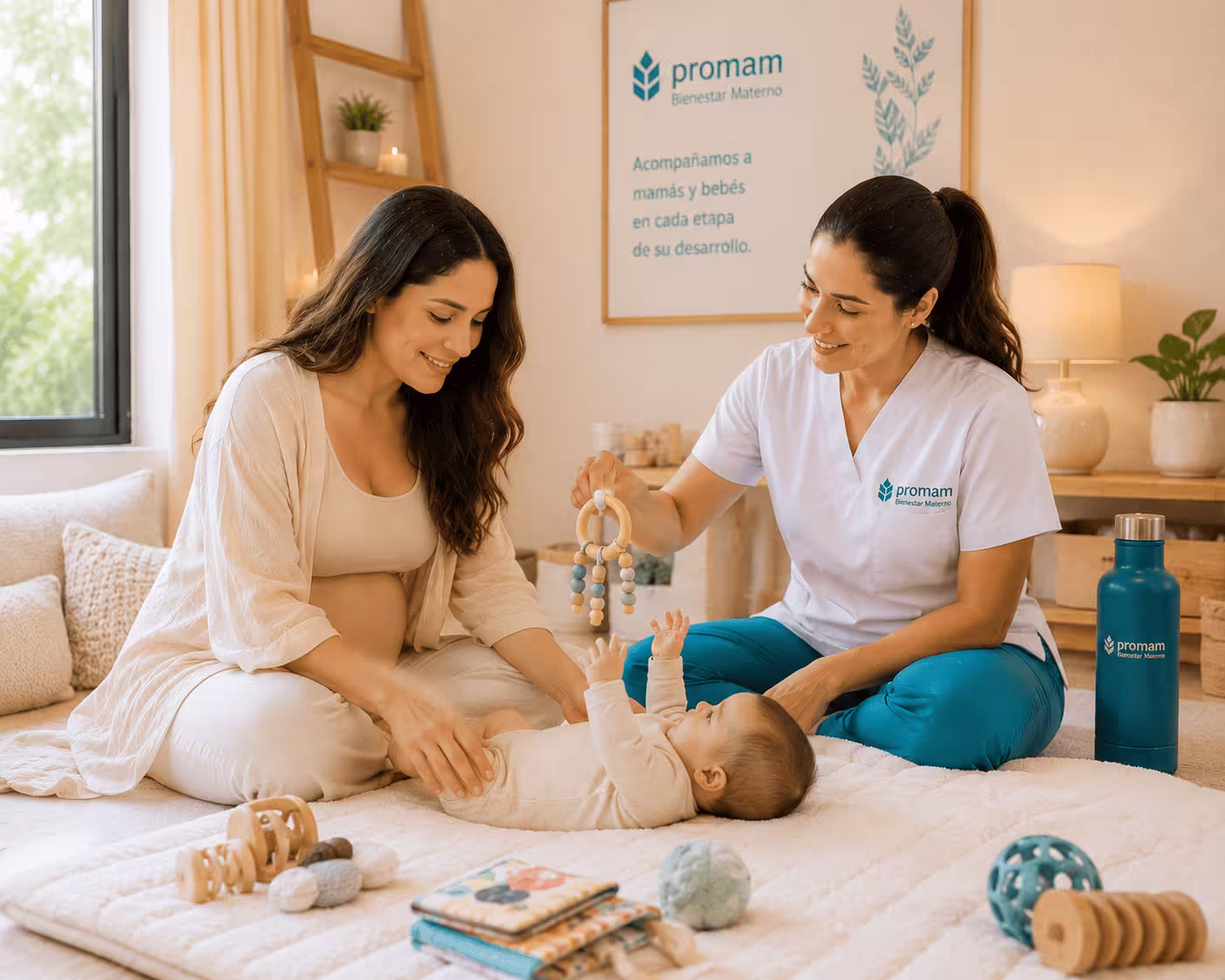 Taller estimula a tu bebé Promam a domicilio en Santiago